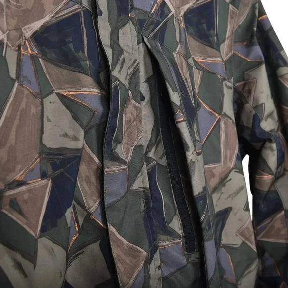 Ripzone Winter Jacket Ski Snowboarding 8K Hooded Waterproof Black Green Size XL - Picture 4 of 12